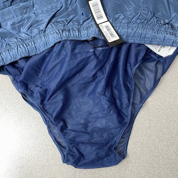 Stone Island Nylon Metal Swim Shorts Extra Large Mens Blue Blue Beach Mesh Lined - Picture 9 of 13